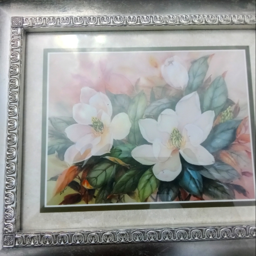 Two White Flowers
